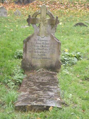 Grave of Rev. James Gilman in Brompton Cemetery