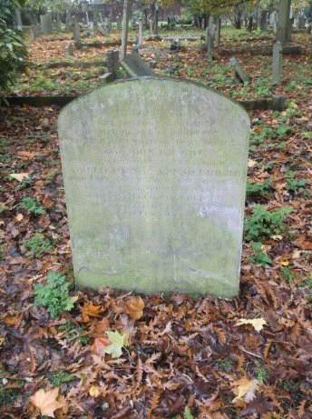 Grave of John and Eliza Bright in Brompton Cemetery
