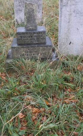 Grave of William Pitts in Brompton Cemetery