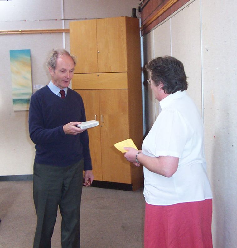 Presentation to the Head of the Clonmel Library